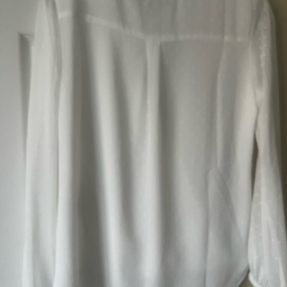 WHBM white blouse, xs - Picture 3 of 3